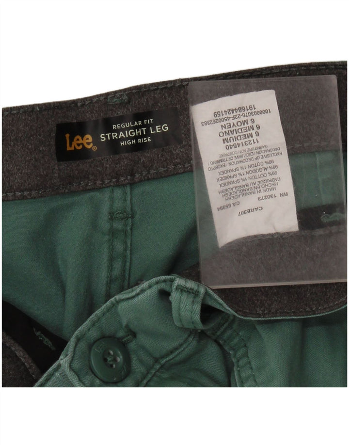 LEE Damen-Hose mit normaler Passform, gerade geschnitten, US 6, M, W30, L24, Grün