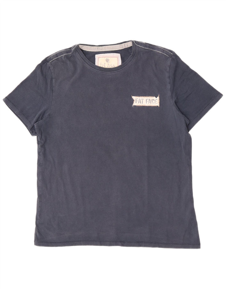 Fat Face Herren-T-Shirt mit Grafik, mittlere Marineblau-Baumwolle