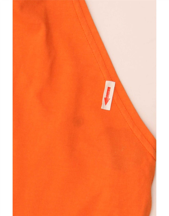 Vintage Damen Body UK 8 Small Orange