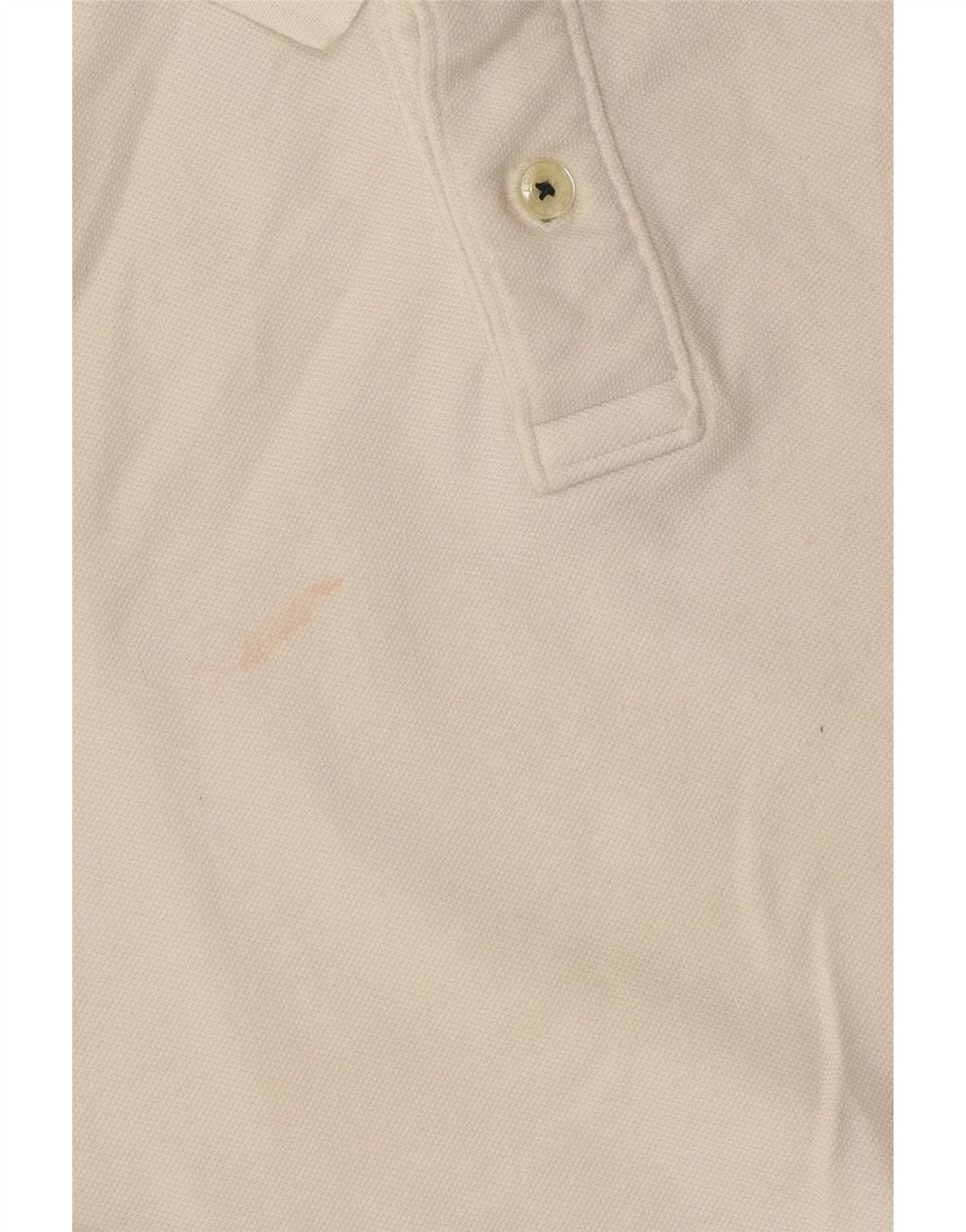 Crew Clothing Herren-Poloshirt, mittelgroß, cremefarbene Baumwolle