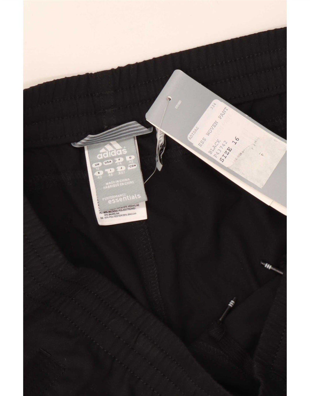 Adidas Damen Climalite Regular Bootcut Hose UK 16 Large W34 L31 Schwarz
