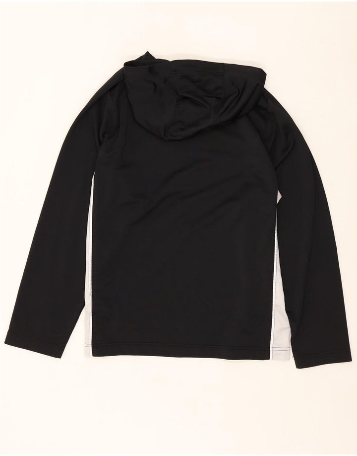 NIKE Mens Hoodie Jumper Medium Black Colourblock Polyester Vintage Nike and Second-Hand Nike from Messina Hembry 