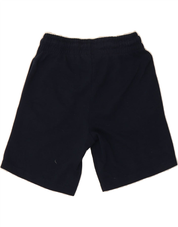 JACK & JONES Mens Graphic Sport Shorts Small  Navy Blue Vintage Jack & Jones and Second-Hand Jack & Jones from Messina Hembry 