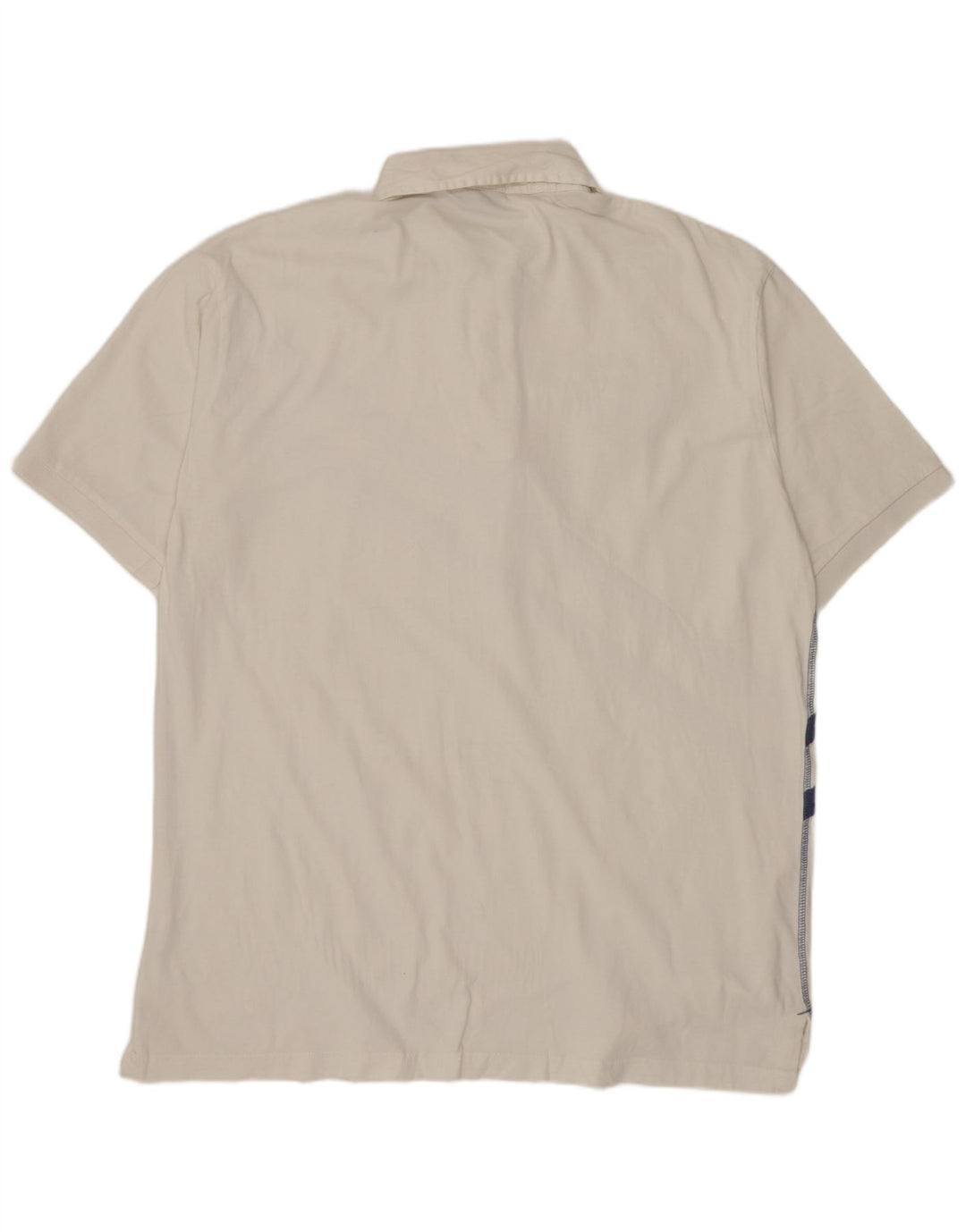 LOTTO Herren Poloshirt XL weiß gestreift aus Baumwolle