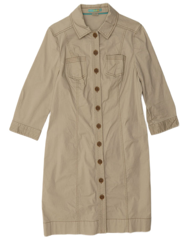 Boden Hemdkleid für Mädchen, 11–12 Jahre, beige, Baumwolle