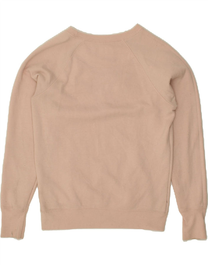 CHAMPION Womens Oversized Graphic Sweatshirt Jumper UK 10 Small Pink Vintage Champion and Second-Hand Champion from Messina Hembry 