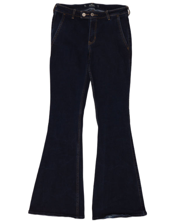 Hollister Damen Vintage Flared Jeans US 5 Medium W27 L32 Marineblau