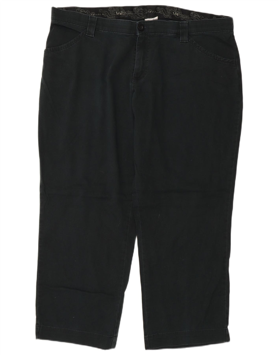 Lee Damen gerade Freizeithose W40 L27 Marineblau