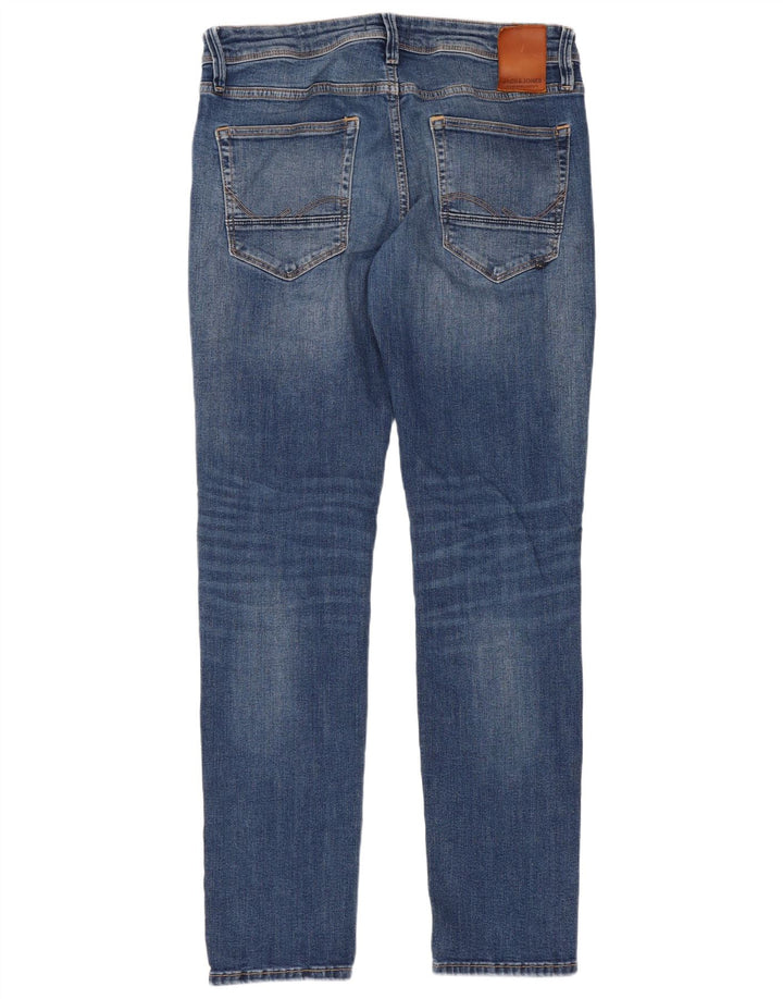 Jack & Jones Herren GLENN Slim Jeans W32 L32 Blaue Baumwolle