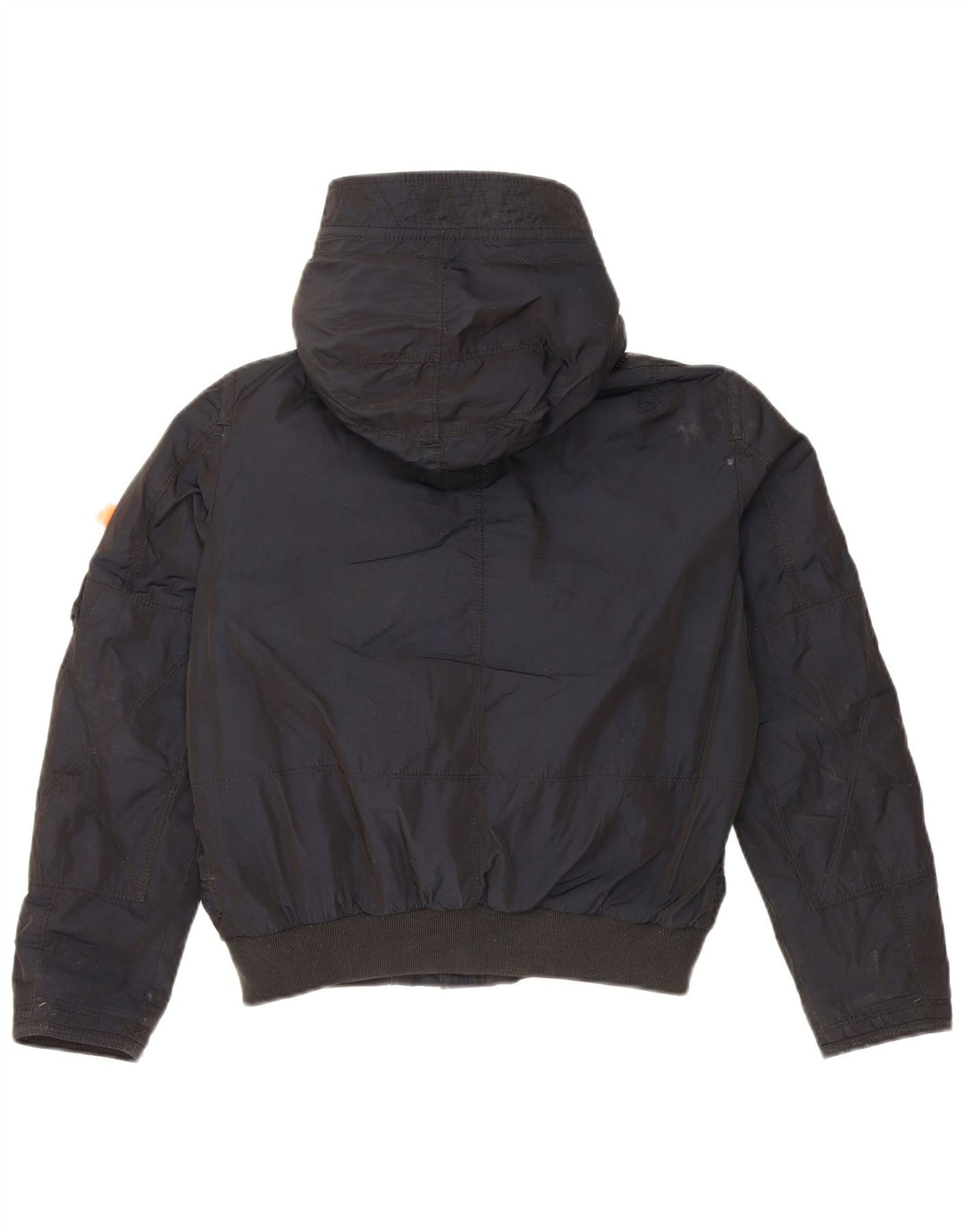 Parajumpers Wattierte Jacke mit Kapuze für Jungen, 11–12 Jahre, Größe S, Marineblau, Polyester