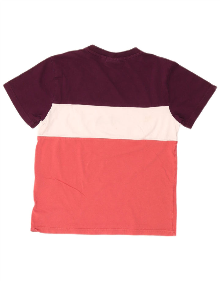 FILA Grafik-T-Shirt für Damen, UK 10, Größe S, mehrfarbig, Farbblock