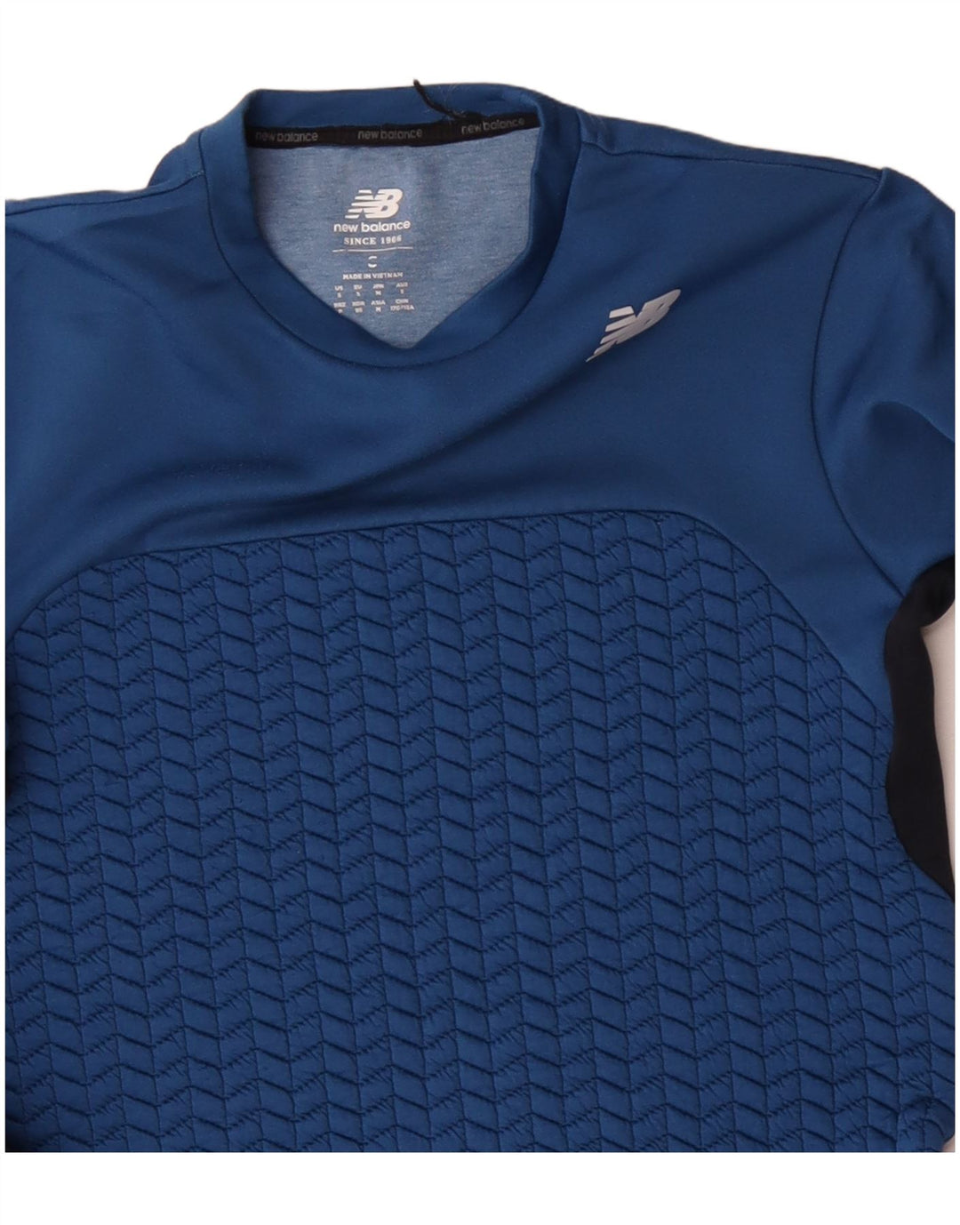 NEW BALANCE Herren-Sweatshirt-Pullover, kleines blaues Farbblock-Polyester