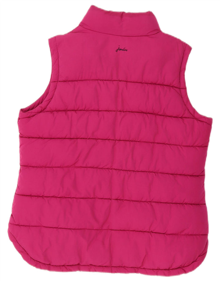 Joules Damen Wattierte Weste UK 14 Large Rosa Polyester