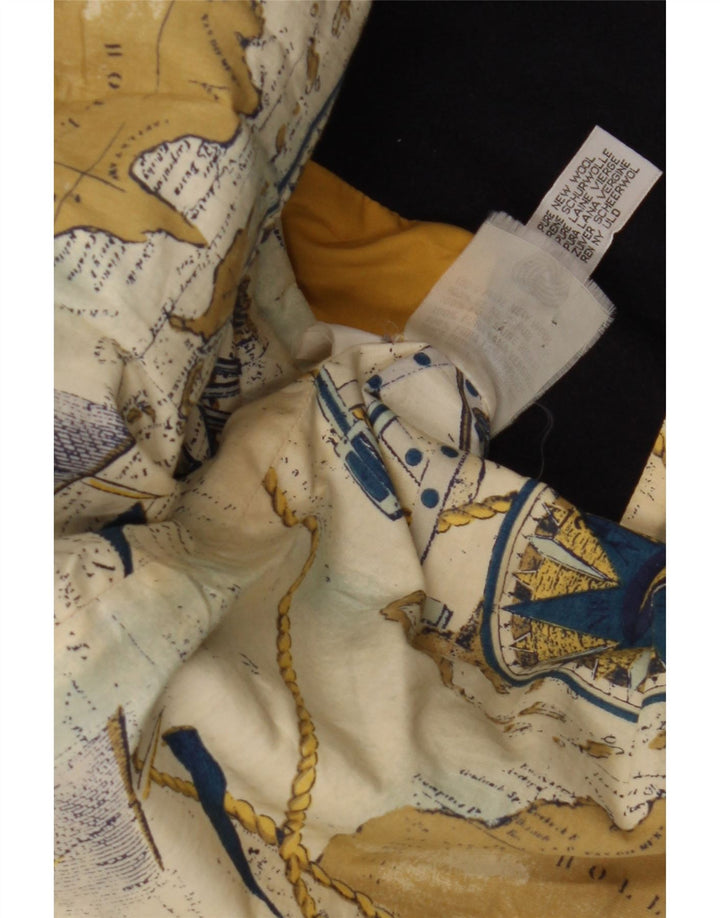 Aquascutum Damen Übergroßer Mantel UK 16 Große marineblaue Wolle