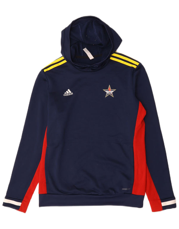 Adidas Damen South East Stars Kapuzenpullover UK 12/14 Medium Marineblau