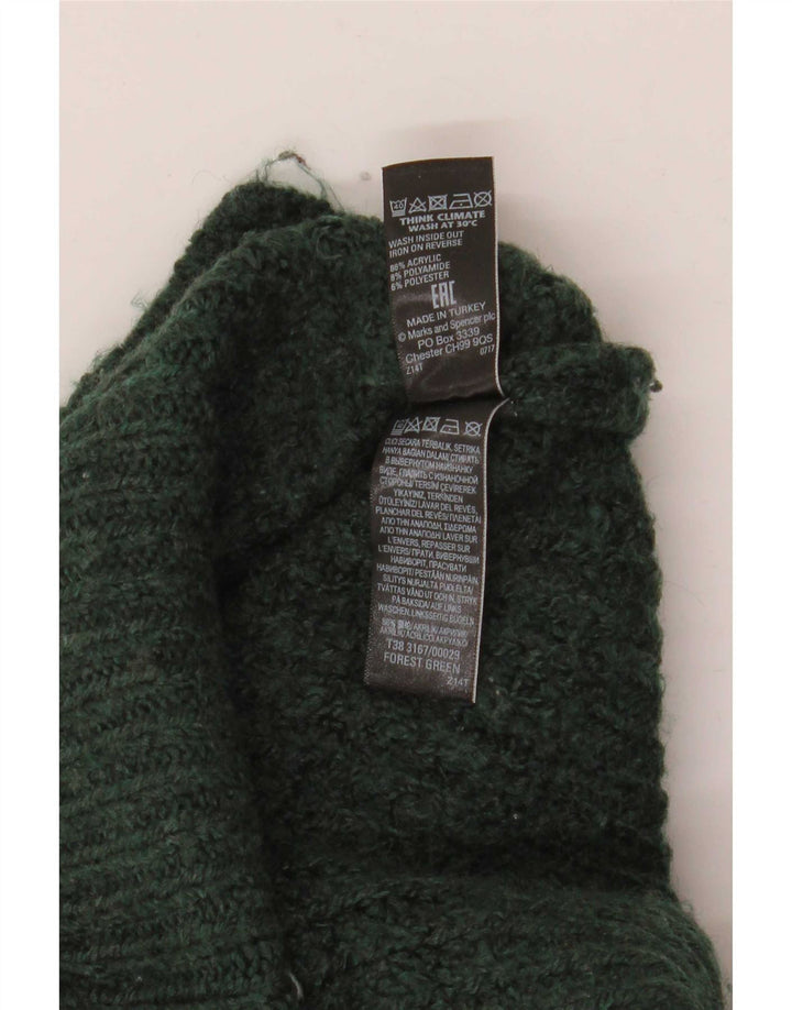 Marks & Spencer Rollkragenpullover für Damen, Gr. 14, Mittelgrün