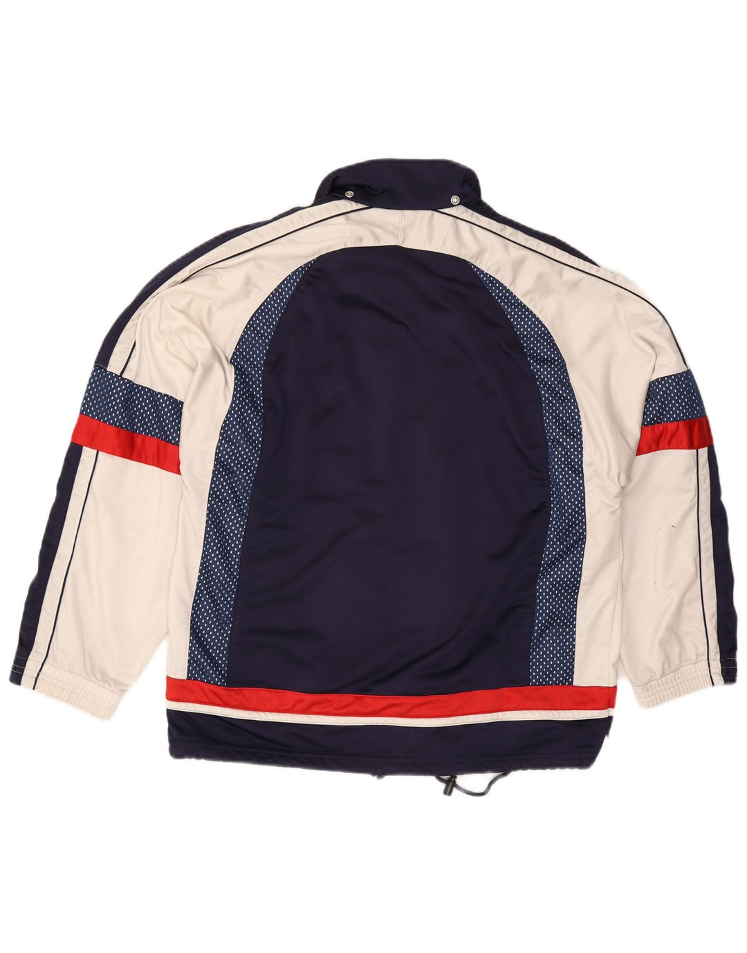 Diadora Herren-Trainingsanzug-Top-Jacke, UK-Größe 36, Größe S, Marineblau, Farbblock