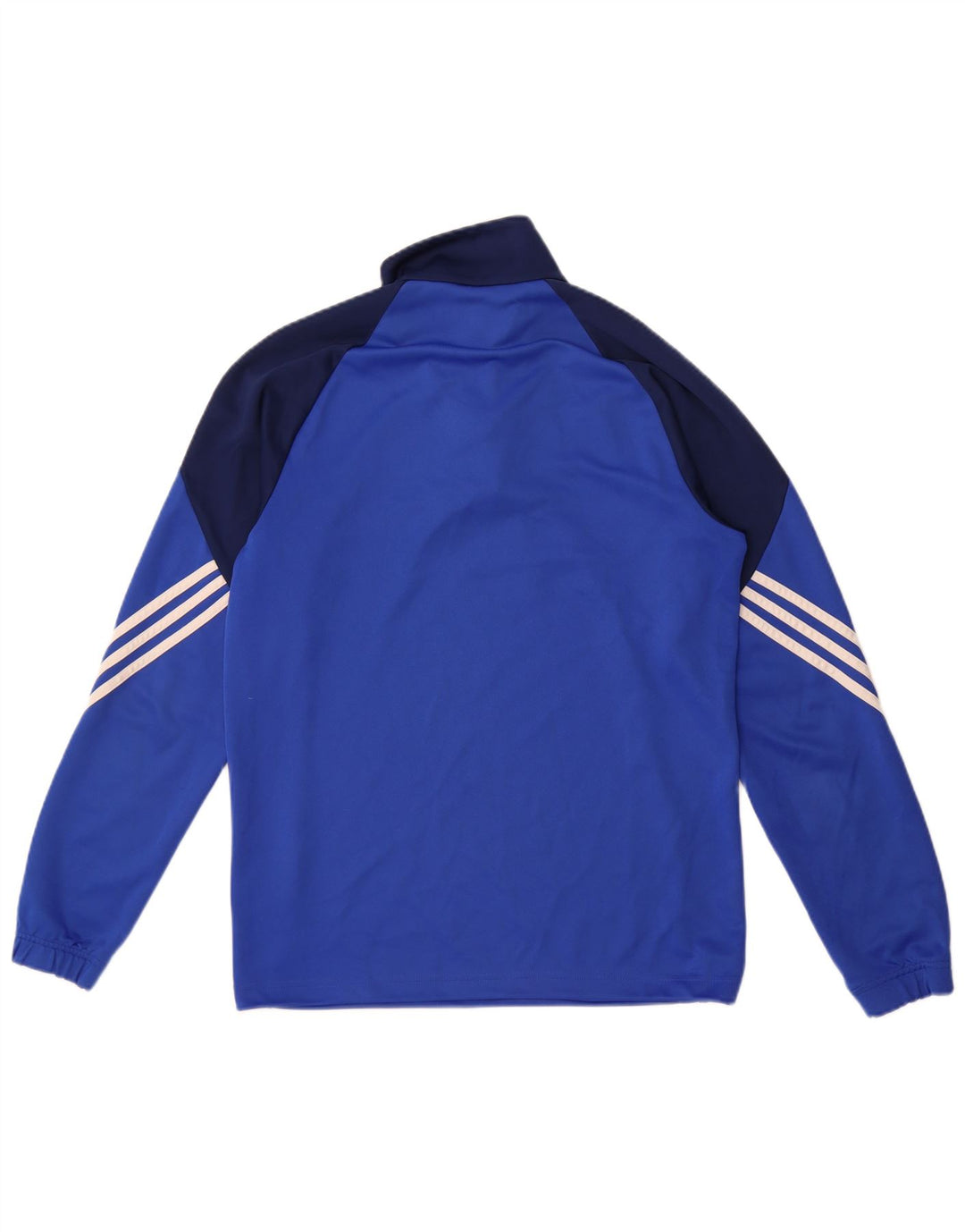 Adidas Herren Climalite Pullover-Trainingsanzug-Oberteil, Mittelblau, Farbblock