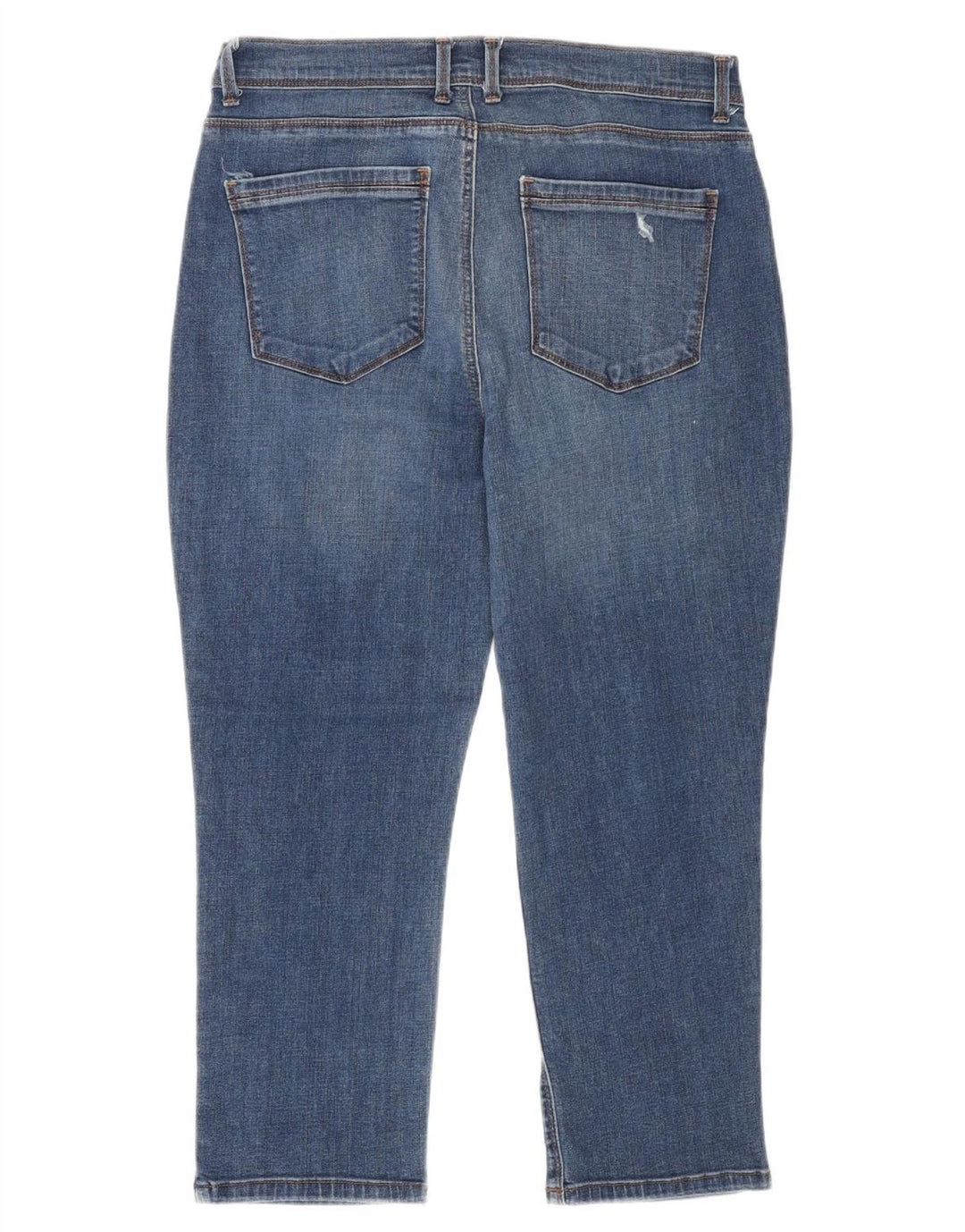 Lee Damen Capri-Jeans US 10 Large W30 L23 Blaue Baumwolle