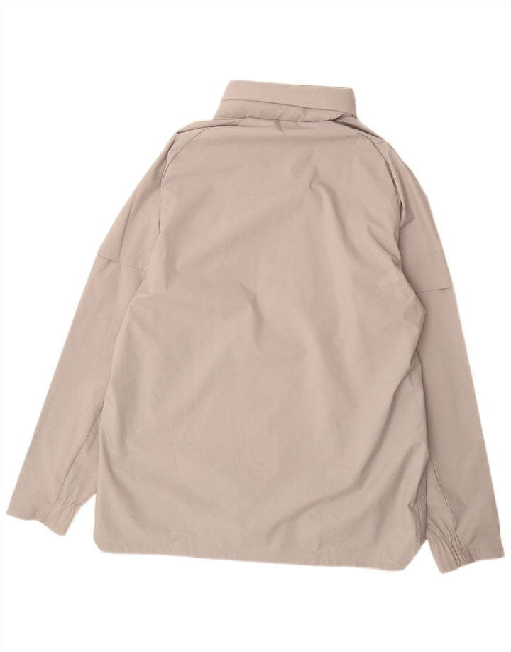 Adidas Herren Regenjacke UK 40 Large Grau Polyester