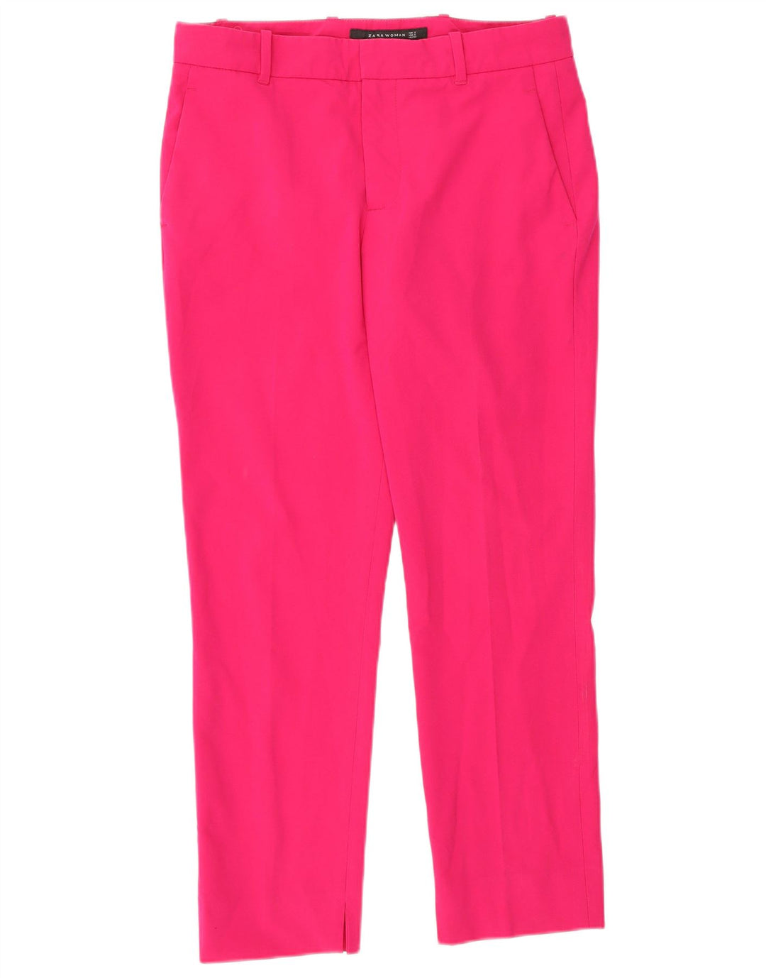 Zara Slim Chino-Hose für Damen, Größe S, W26, L26, Rosa, Polyester