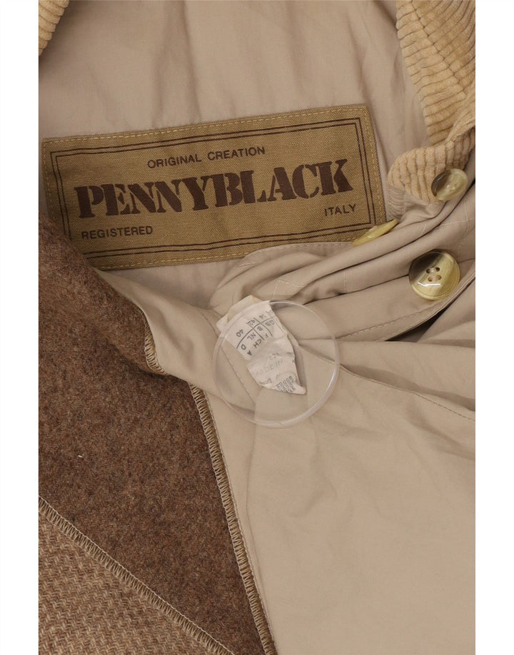 Penny Black Damen Windjacke UK 14 Large Beige Colourblock