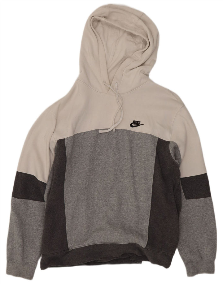 Nike Herren-Kapuzenpullover, mittelgroß, mehrfarbig, Colourblock-Baumwolle