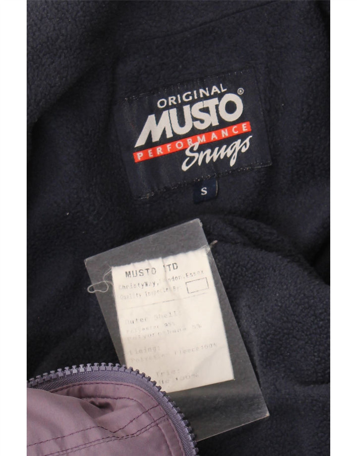 Musto Herren Bomberjacke UK 36 Small Lila Polyester