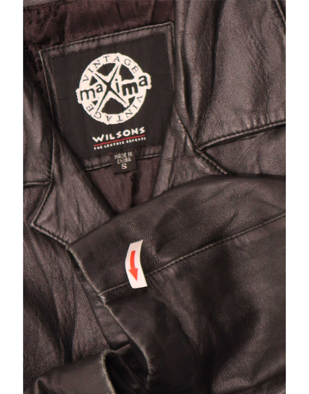 Wilsons Damen Lederjacke UK 10 Small Schwarz