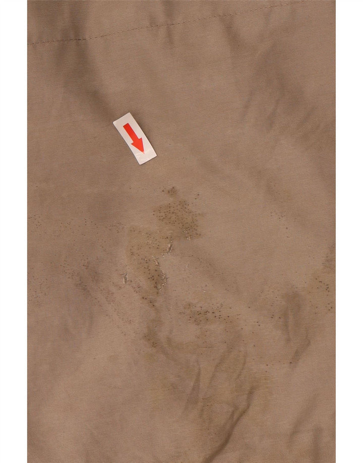 Woolrich Wattierte Jungenjacke mit Kapuze, 9–10 Jahre, graues Nylon