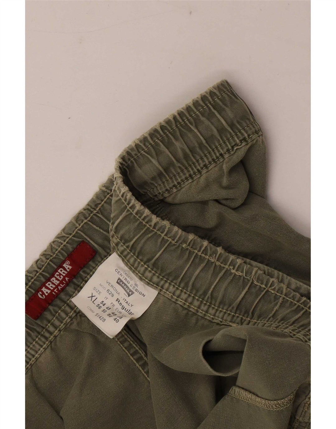 Carrera Herren Regular Chino Shorts XL W38 Khaki Baumwolle