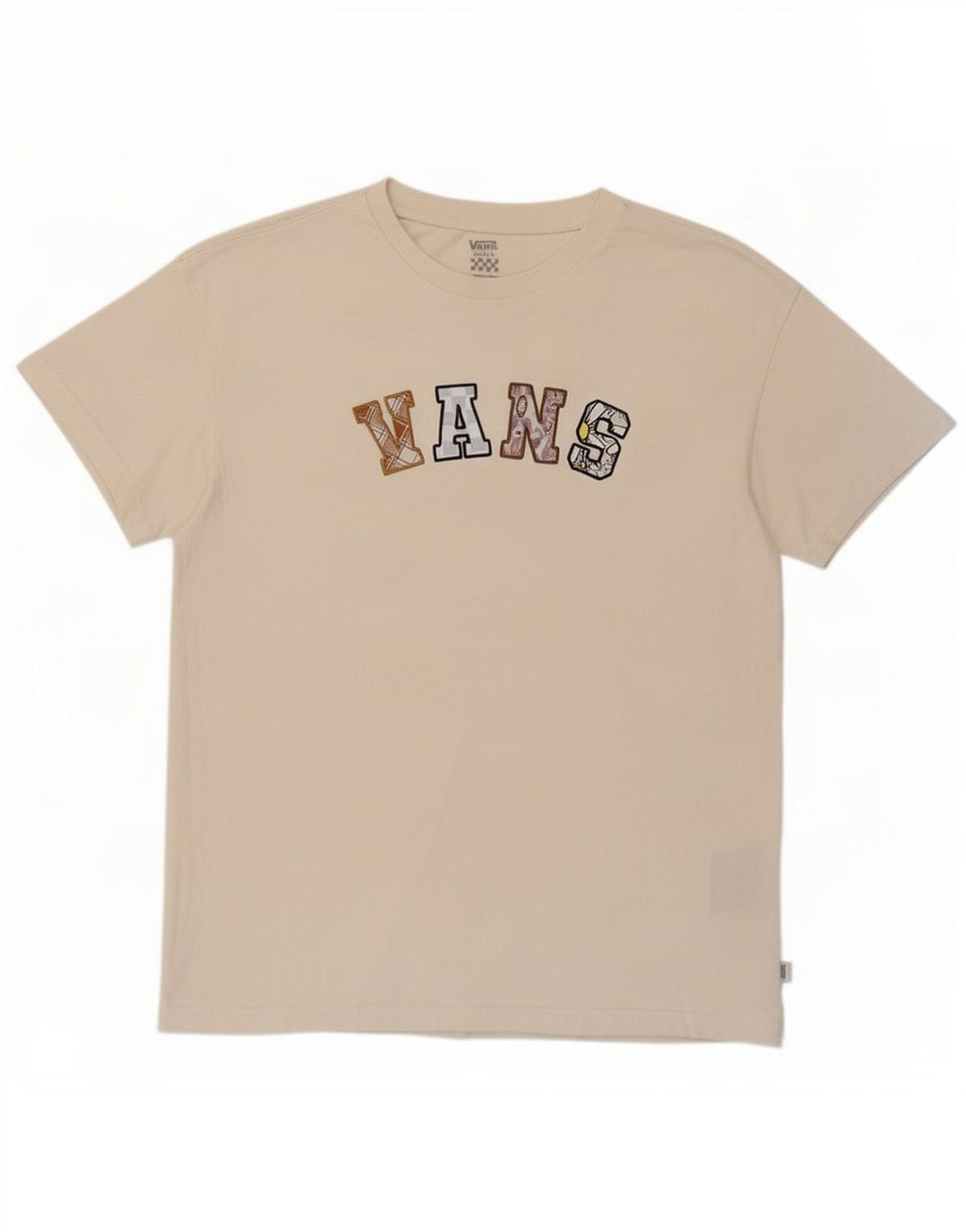 Vans Herren-T-Shirt mit Grafik, Größe S, weiße Baumwolle