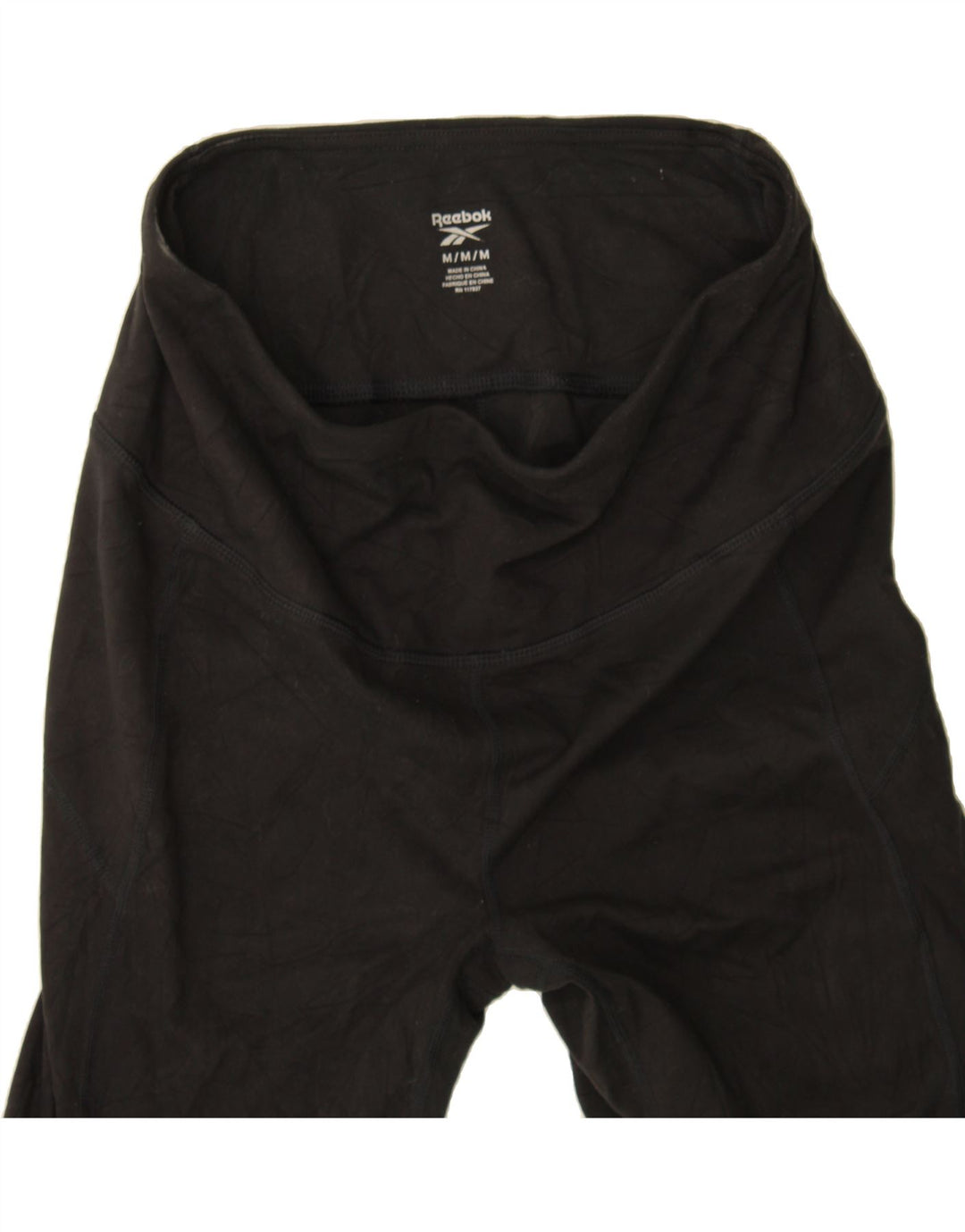 REEBOK Womens Sport Shorts UK 12 Medium Black Vintage Reebok and Second-Hand Reebok from Messina Hembry 
