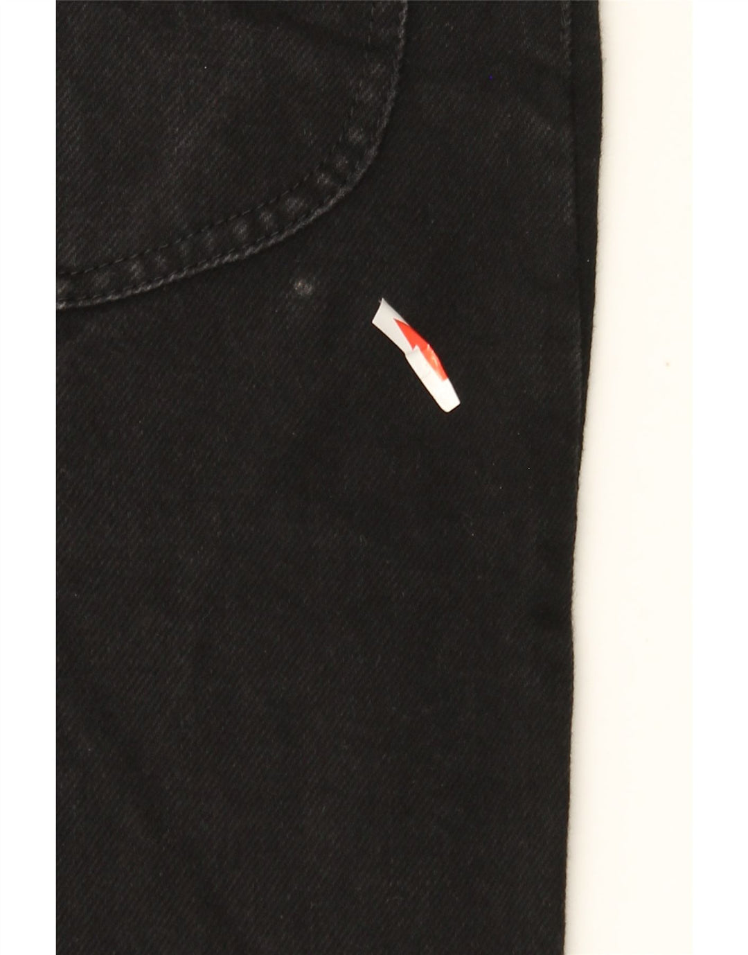 Lee Herren Kansas Straight Jeans W38 L30 Schwarze Baumwolle