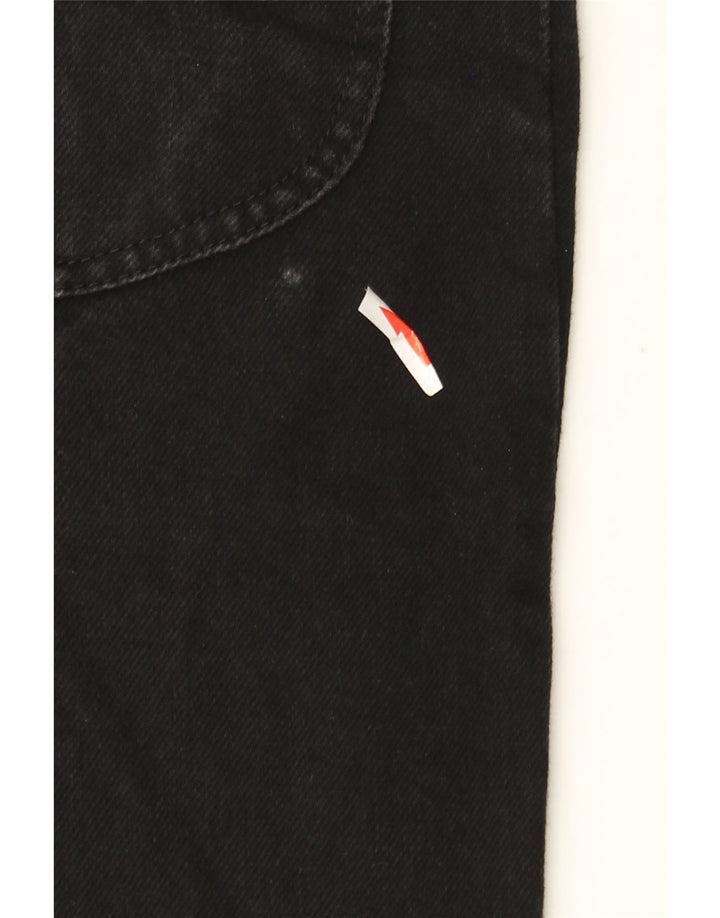 Lee Herren Kansas Straight Jeans W38 L30 Schwarze Baumwolle
