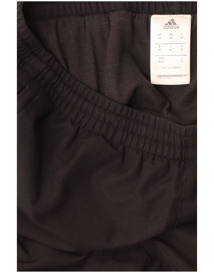 ADIDAS Mens Tracksuit Trousers Joggers Medium  Black Polyester
