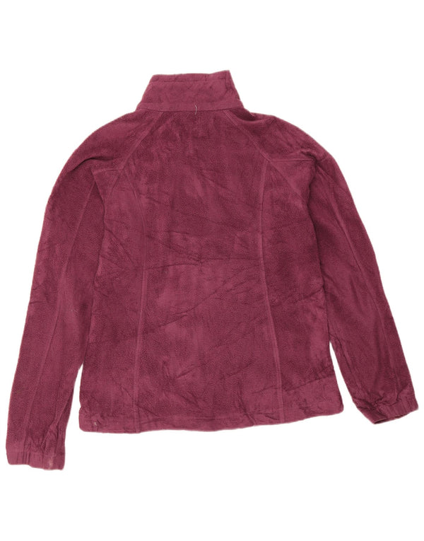 Columbia Damen Fleecejacke UK 14 Medium Burgund Polyester