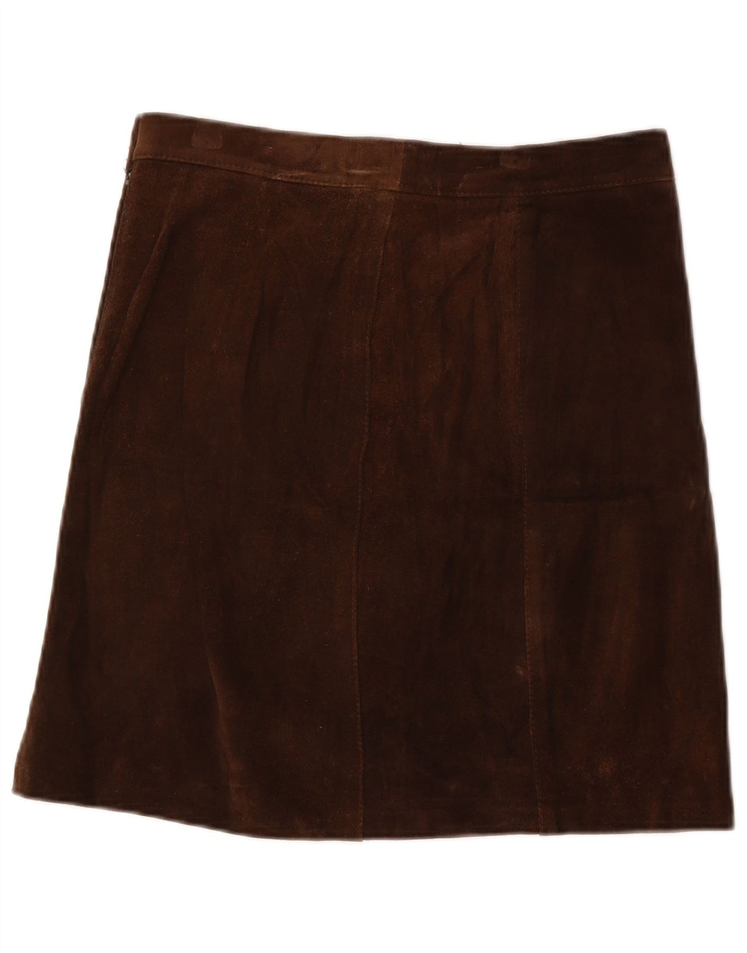 Vintage Damen Wildlederrock W30 Mittelbraun