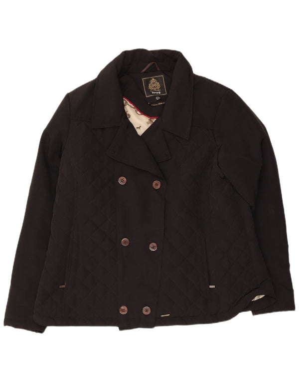 Toggi Damen Pea Coat UK 20 2XL Schwarzes Nylon