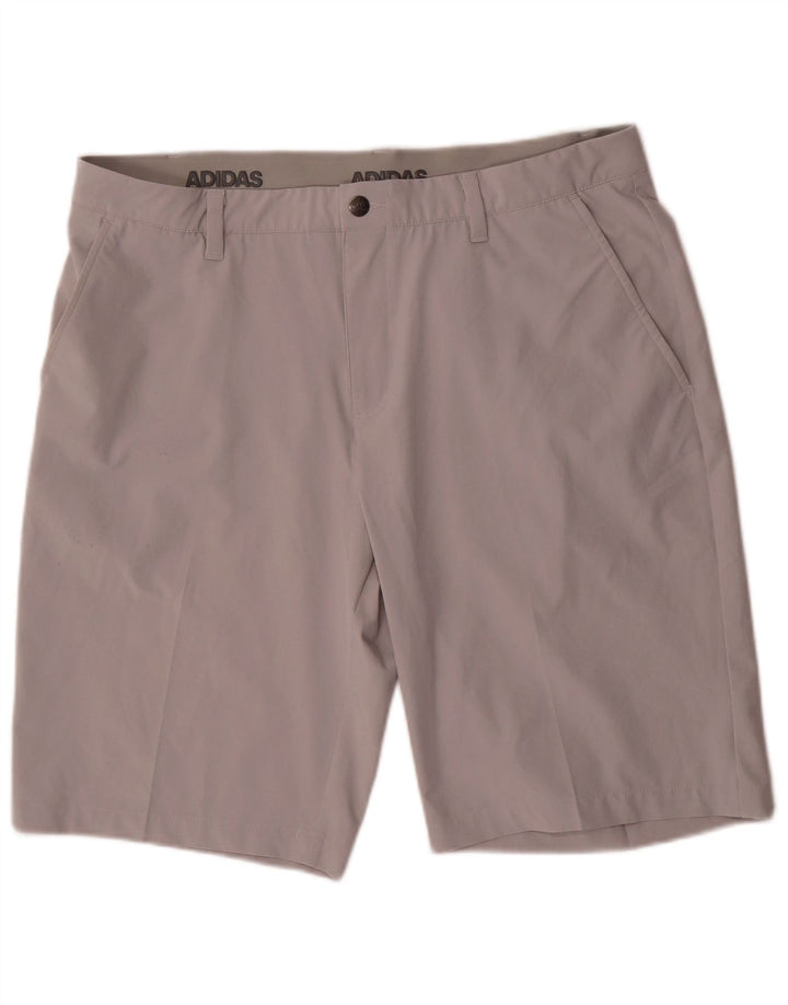 ADIDAS Herren Chinoshorts W36 Large Grau Polyester