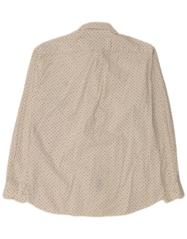 HARMONT & BLAINE Herrenhemd 3XL aus weiß gefleckter Baumwolle