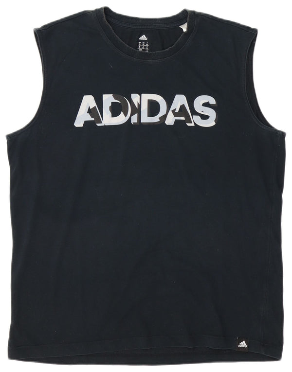 Adidas Herren Graphic Vest Top XL Schwarz