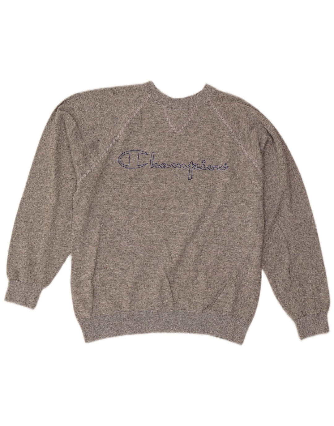 Champion Herren-Sweatshirt mit Grafik, Größe S, Grau meliert