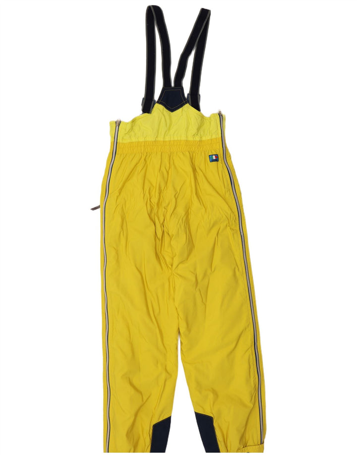 Colmar Herren-Latzhose, Skihose, IT 48, Mittelgelb, Farbblock