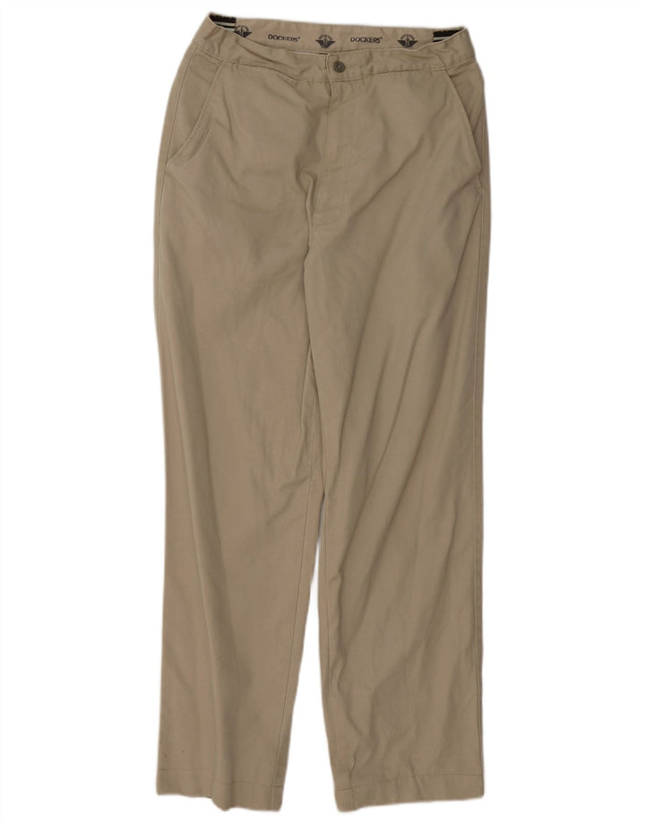 DOCKERS Gerade Chinohose für Herren, W30, L28, Beige