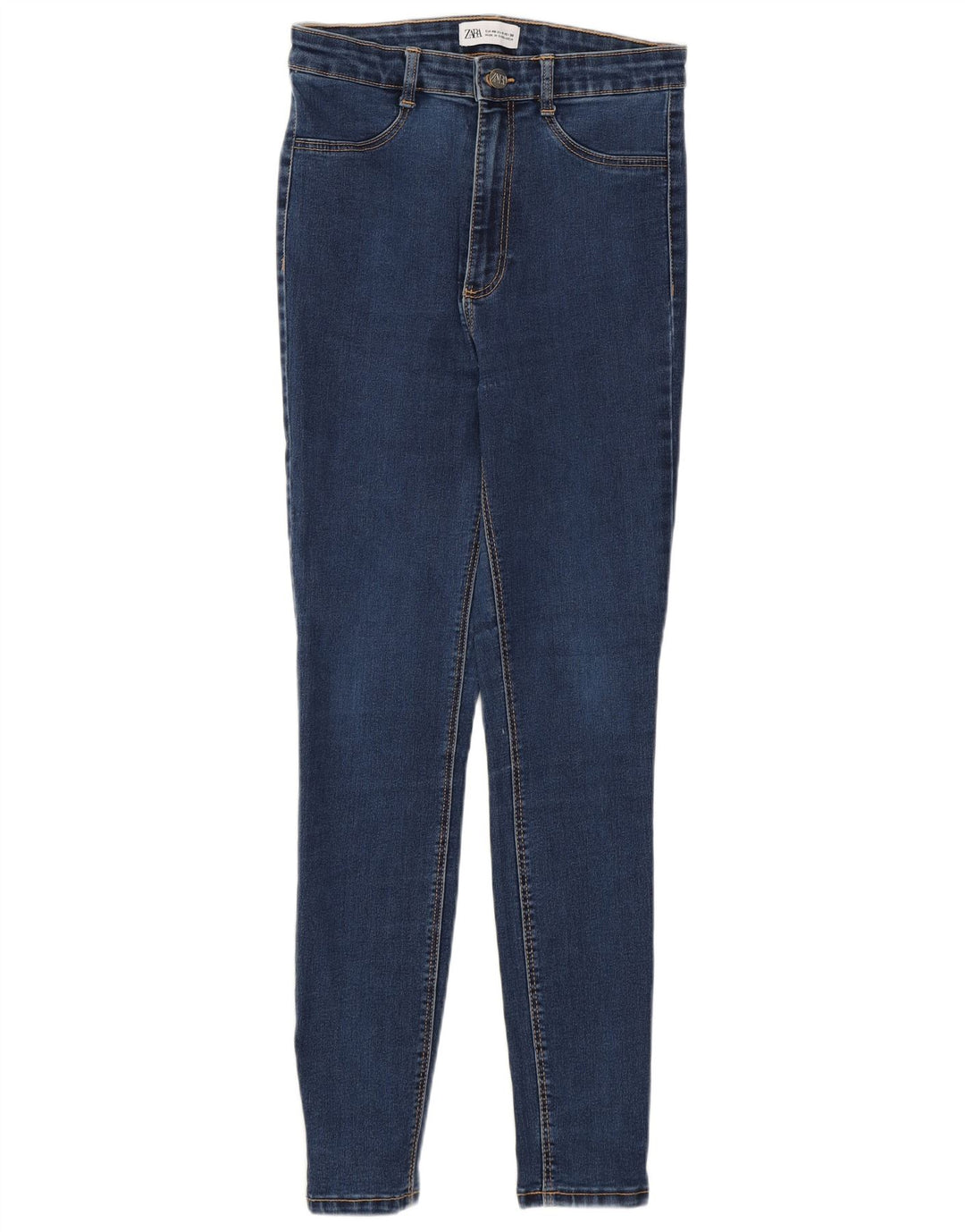 Zara Damen Skinny Jeans EU 40 Medium W30 L27 Blau