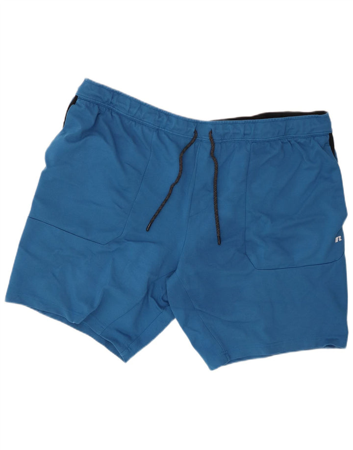 Russell Athletic Herren-Sportshorts 3XL Blau Rayon