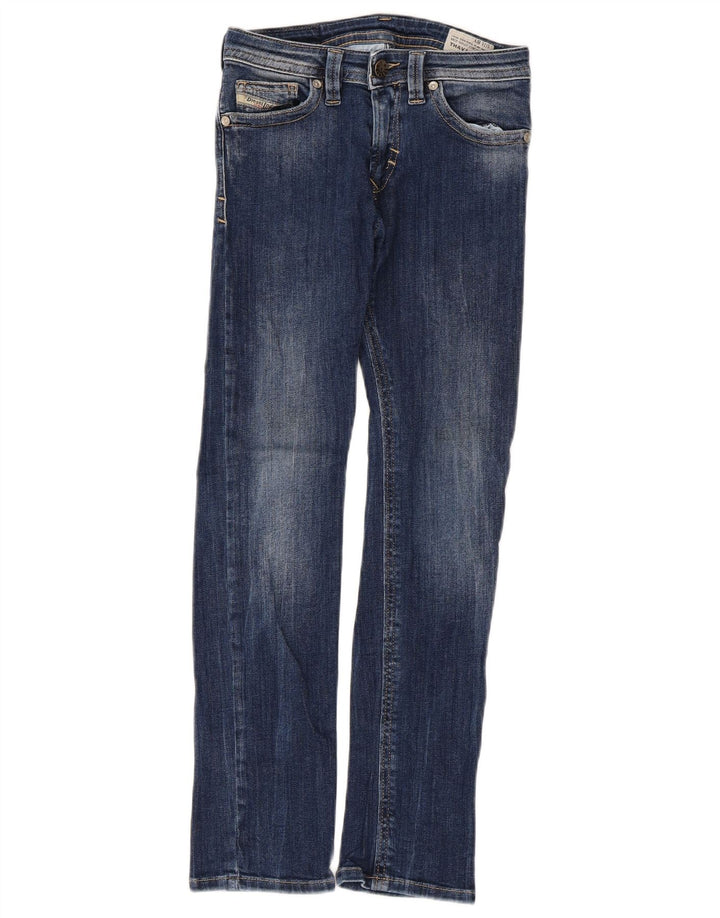 Diesel Boys Thavar Straight Jeans 7–8 Jahre W26 L25 Blaue Baumwolle