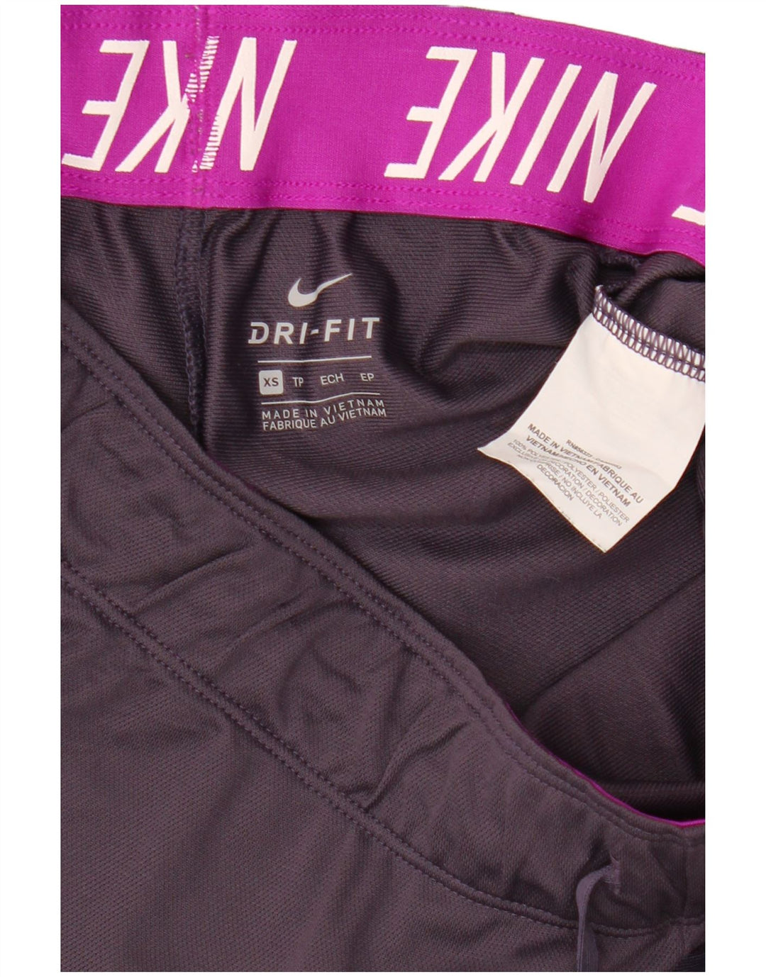 NIKE Damen Dri Fit Sport Shorts UK 6 XS Lila Polyester