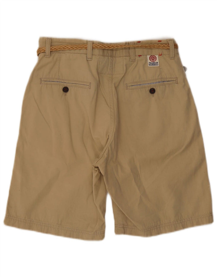 Franklin Marshall Herren-Chino-Shorts, W30, mittelbeige Baumwolle